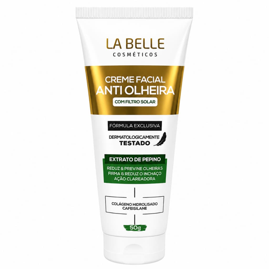 Creme Facial Anti Olheira Extrato de Pepino com Filtro Solar 50g