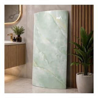 Kit com 50 placas adesivas Mármore Porcelanato para Decoração Parede - Lavável