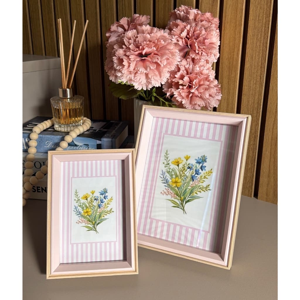 Porta Retrato Decorativo LYOR Enjoy com Vidro vertical ou horizontal