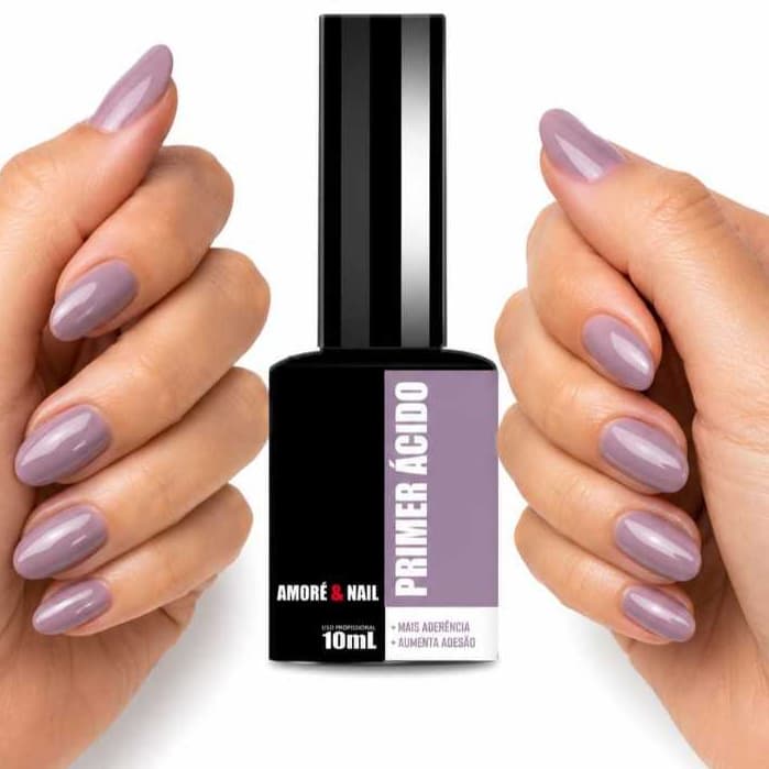 Preparador PRIMER ÁCIDO Aderência Unhas /Durabilidade /Sem Oleosidade AMORÉ&NAIL 10 ml