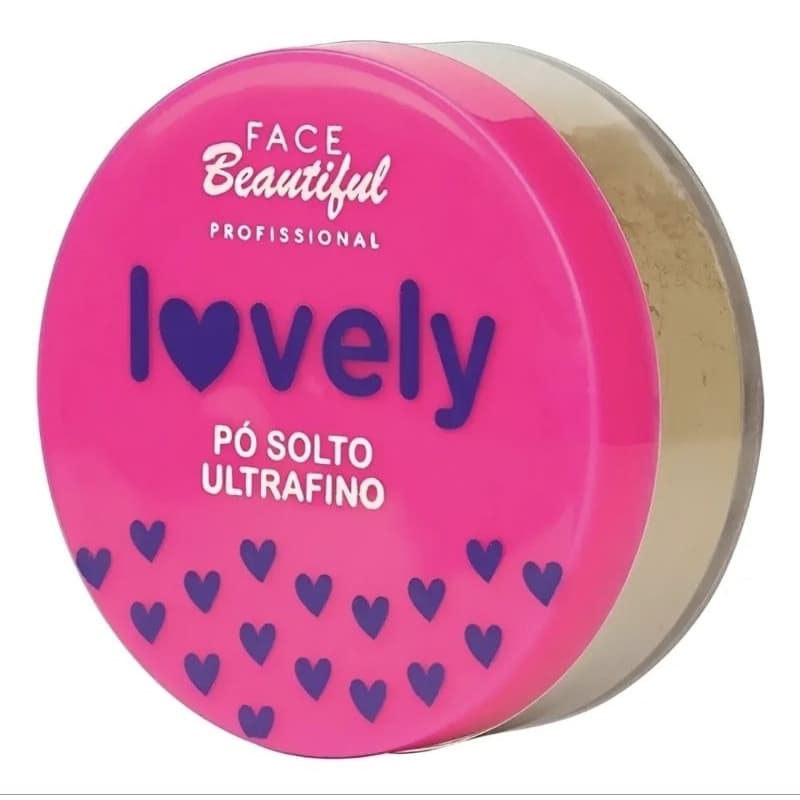 Pó Solto Facial Ultrafino Face Beautiful com Textura Leve e Matificadora
