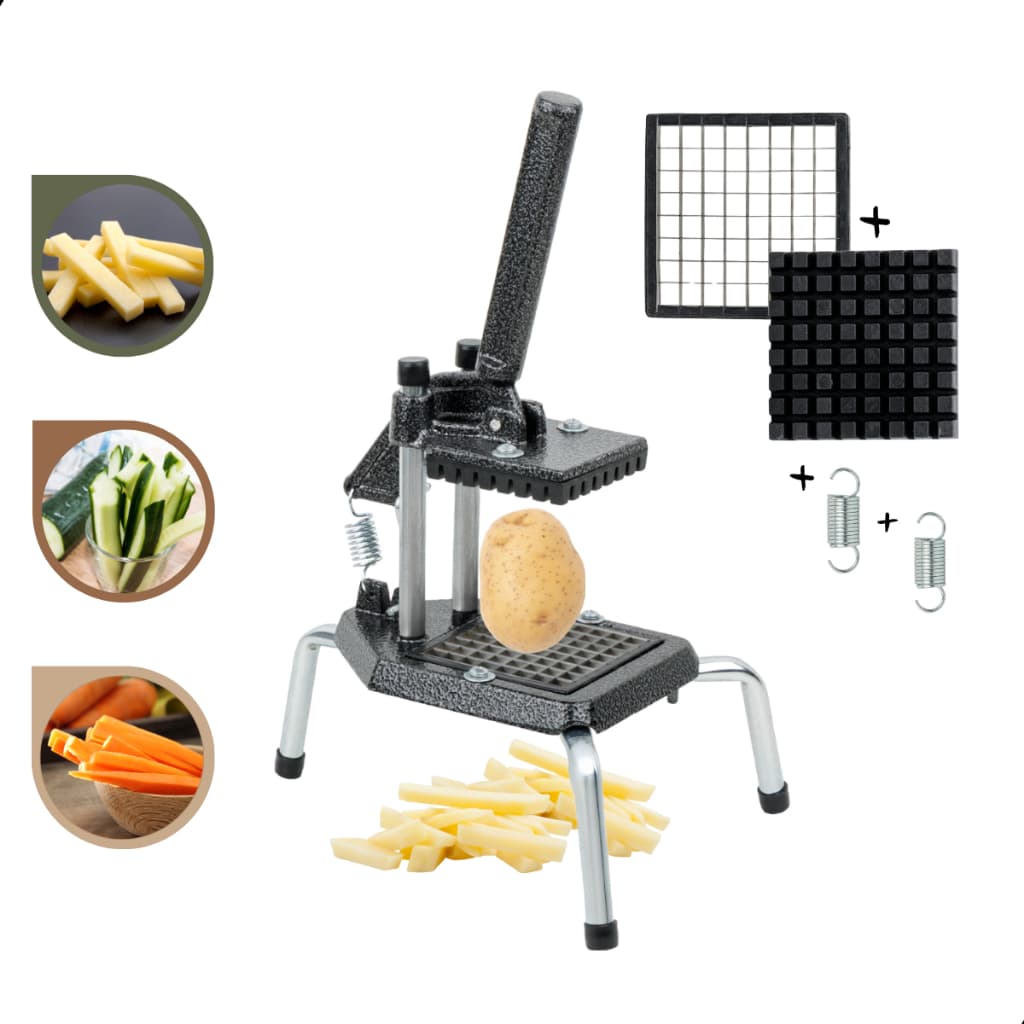 Cortador Picador Fatiador Profissional Residencial Tomate Batata Frita Legumes Alumínio Resistente