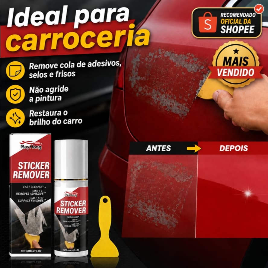 [Removedor de Cola]Removedor de Cola Multiuso, Removedor de Adesivos e Tira Cola Automotivo e Doméstico com Espátula