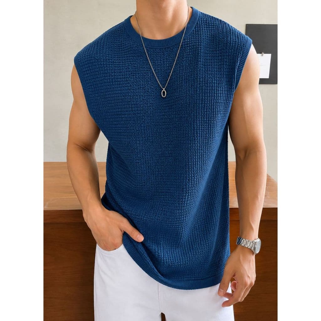 Regata Texturizado Tricot Leve Verão Excelente Qualidade 26