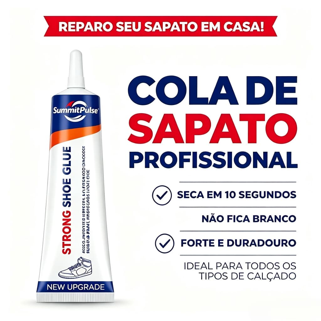 Cola adesiva forte para sapatos - para reparação de calçado, soluções de reparação duradouras para solas