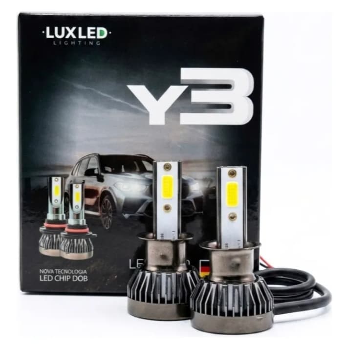 Par Lâmpada Led H3 Ultra Mini Y3 6500k