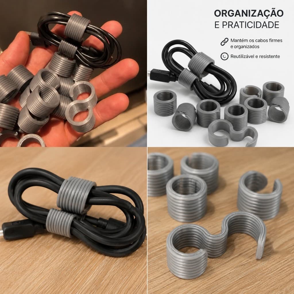 Organizador de cabos de celular