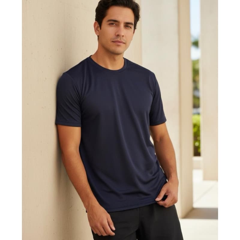 Camisa masculina Dry Fit Masculina Treino Corrida Fitness Esportiva Manga Curta Secagem Rápida Respirável Leve