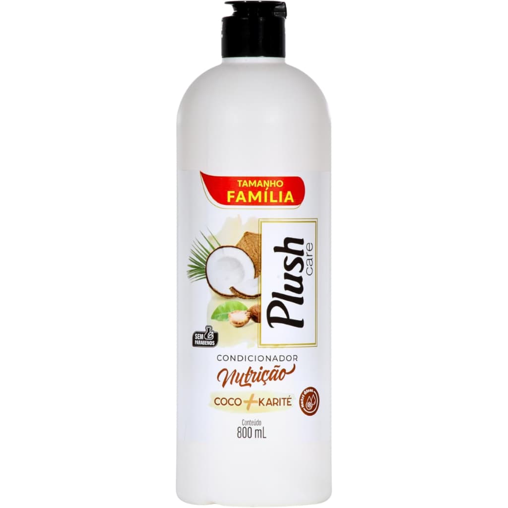 Condicionador Nutrição Coco + Karité 800ml -Plush Care