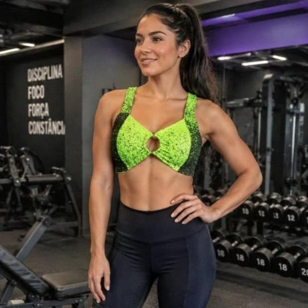 Top Academia Argola Fitness Suplex Premium Degrade Com Bojo