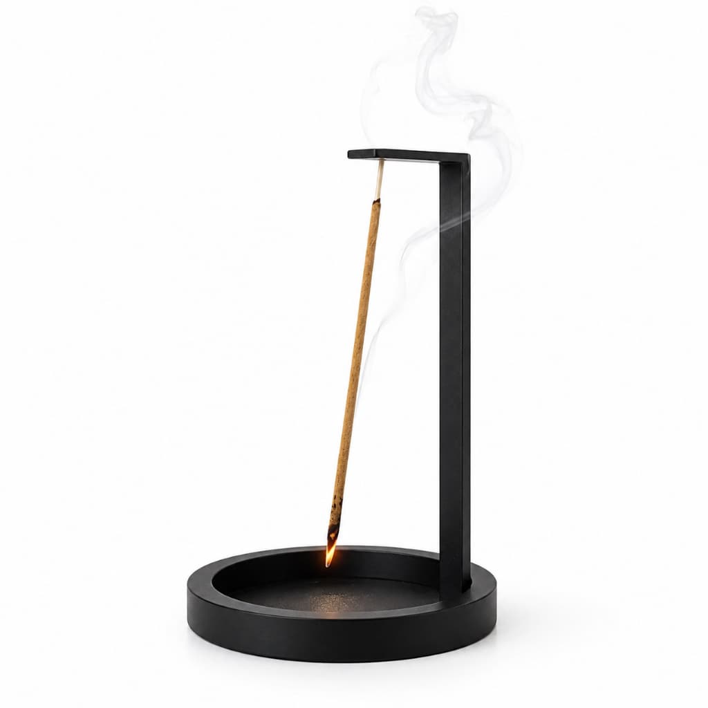 Incensário Invertido Cascata Porta Incenso Decorativo Suspenso Moderno Suporte Incenso Ambiente Relaxante