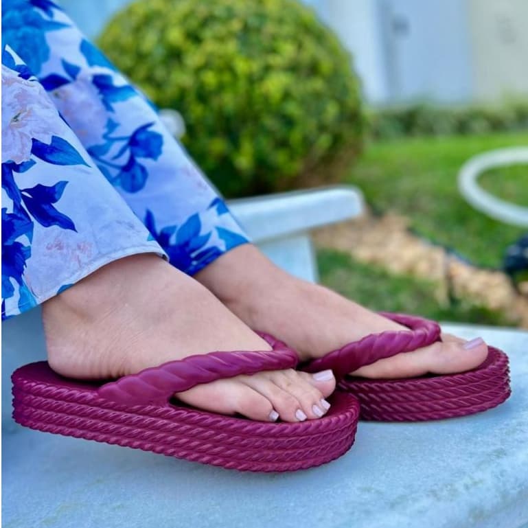 🛍️🩴 Chinelo Cluff Trançado Feminino | Slide Nuvem Macio 100% EVA