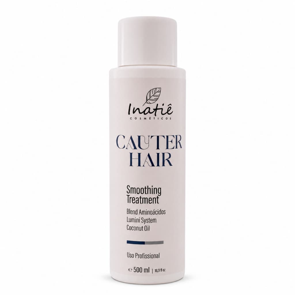Escova Progressiva Orgânica Sem Formol 500ml Brilho Maciez Redutor Volume Anti Frizz Cauter Hair