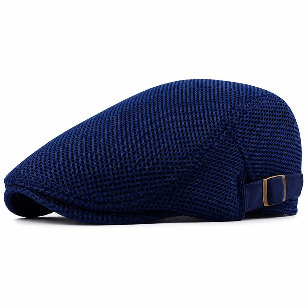 Chapéu Boina Bulier Modas Aba Curva Masculina Italiana Respirável Azul Preto Bege Diversas Cores