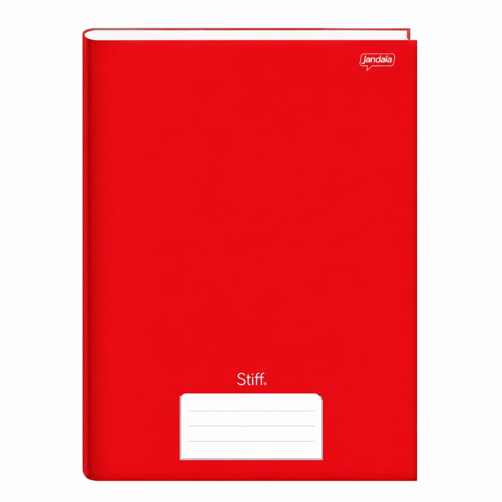 Kit Caderno Brochura Pequeno 1/4 Jandaia Stiff 96 Folhas Capa Dura 1 a 5 Unidades
