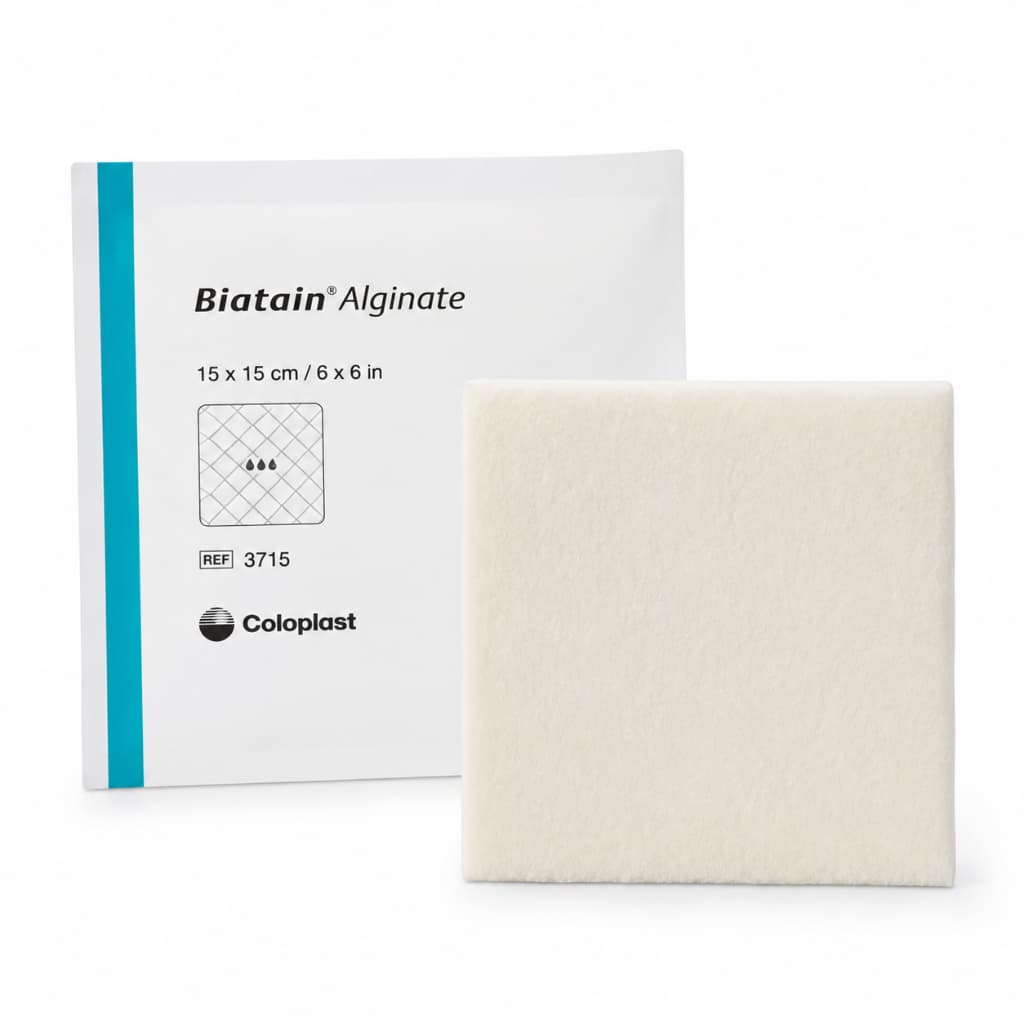 Curativo Biatain Alginato 15x15cm Coloplast 3715 Estéril