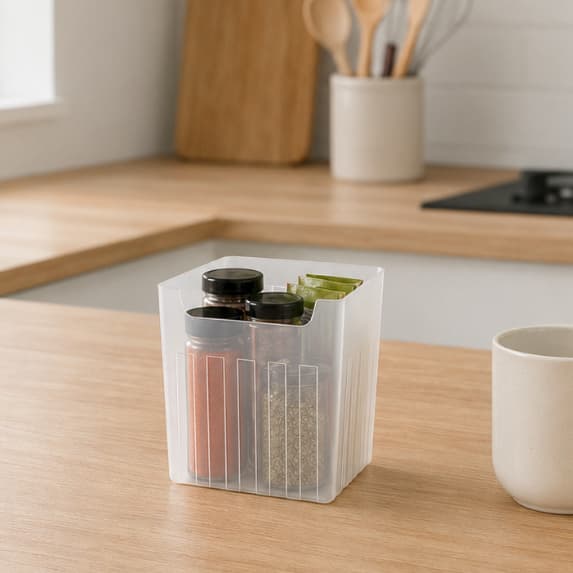 Kit Organizadores de Porta Geladeira Organizador Multiuso Plástico