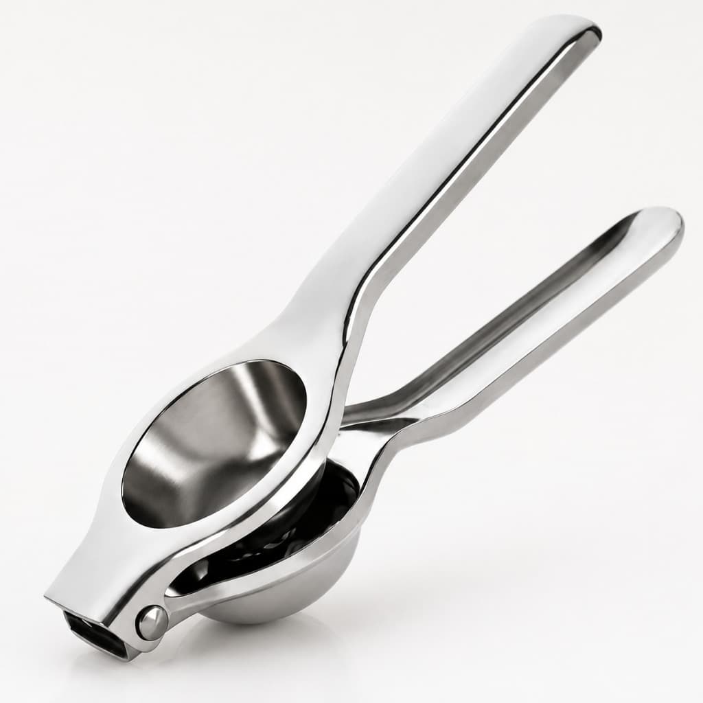 Espremedor De Limão Aço Inox Manual 20cm Extrator De Suco Cítricos Cozinha Profissional Resistente