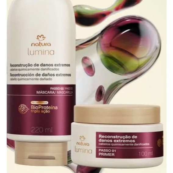 Kit Tratamento Intensivo para Reconstrução de Danos Extremos Natura Lumina