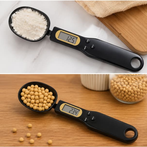 Colher Medidora com Balança Digital 500 g Sortido – Precisão para Receitas, Dietas e Suplementos