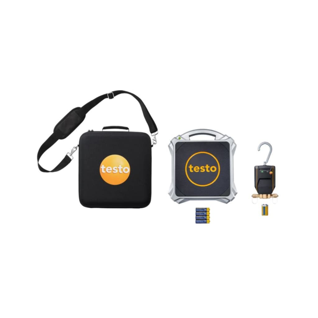 Kit Testo 560i Balança Digital de Gás + Válvula Inteligente Bluetooth Refrigeração