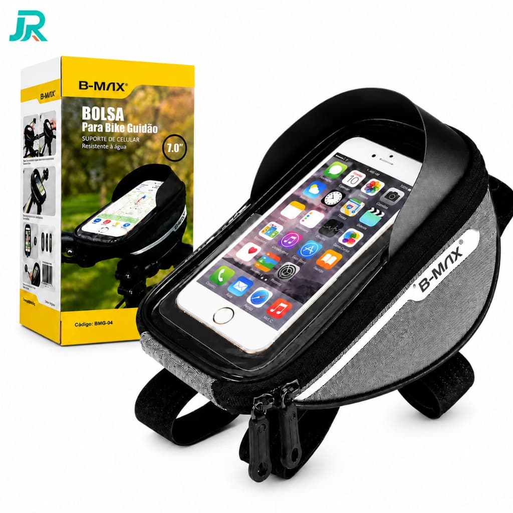 Bolsa Rack Frontal Para Bicicleta Guidão Mountain Bike MTB Porta Celular Grande Capacidade Equipamento Ciclismo