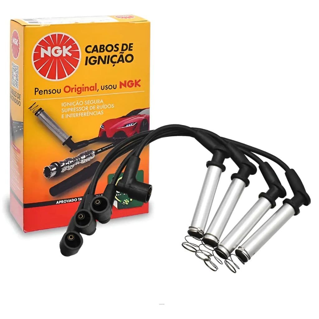 Jogo Cabos Ngk Corsa Celta Cobalt Agile Spin Gm Flex Scg73