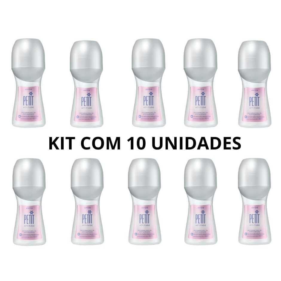 Kit 10 Desodorante roll-on Petit 48 ml ( ORIGINAL )