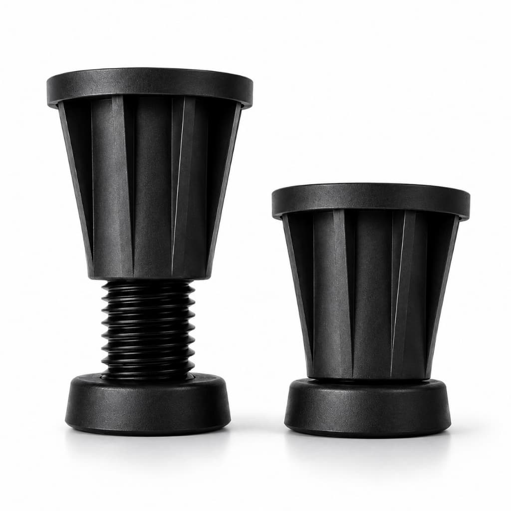 Pé Regulável para Móveis 7 a 11cm Nivelador Ajustável para Sofá Armário Rack Gabinete Mesa Resistente