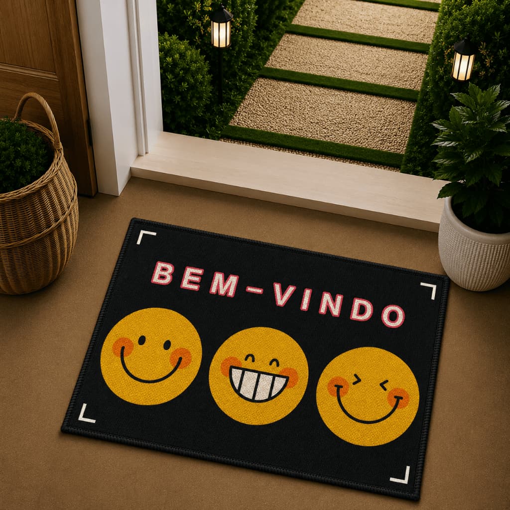 Tapete Tecido Estampado Berlim Corttex Antiderrapante Diversas Estampas 40x55cm