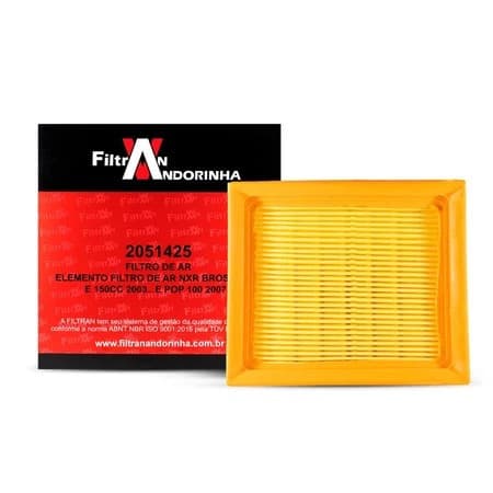 Filtro De Ar Filtran Honda Fan Cg125 cg150 09 a 13 Bros 125 150 160  Pop 100 Pop 110i Xre190 Ref Original