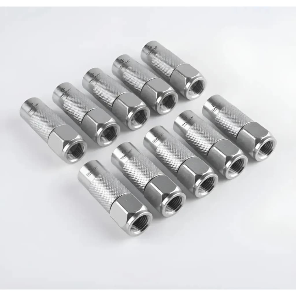 10 Bicos Engraxadeira 4 Garras Acoplador Hidráulico 1/8