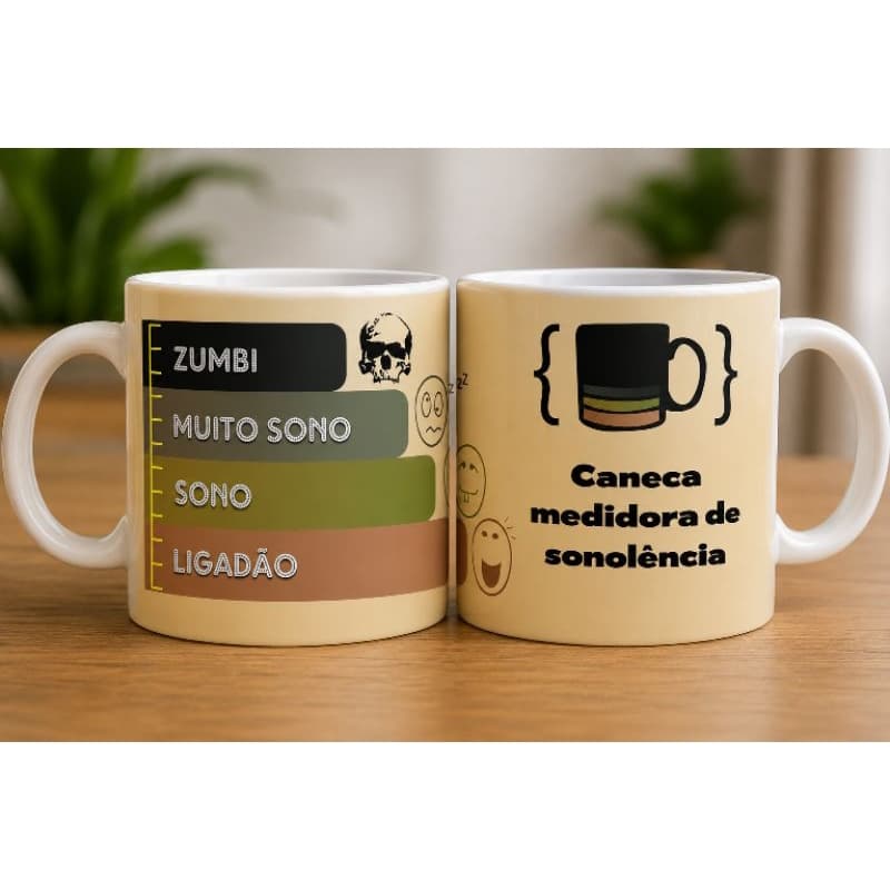 Caneca Divertida Café 325ml | Caneca Engraçada de Cerâmica | Presente Criativo | Frases Divertidas  Caneca Personalizada