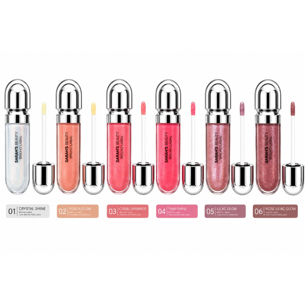 Lip Gloss Efeito 3d Espelhado Volume Sarah's Beauty Brilho Intenso Batom Gloss Premium