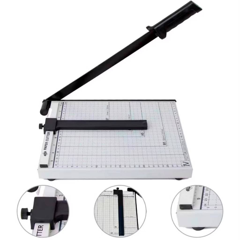 Guilhotina papel base em a莽o 30 cm papel A4 Kaz..