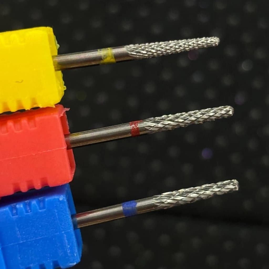 Broca Tungstênio Manicure Dupla Ponta Fina Bastão Acabamento