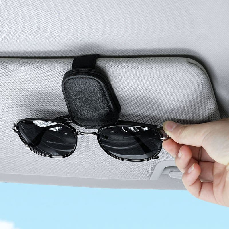 Suporte Universal De Carro Para Óculos Clip Cartão Magnético Pára-sol Bilhetes Fixador De Caneta Óculos Multifuncionais