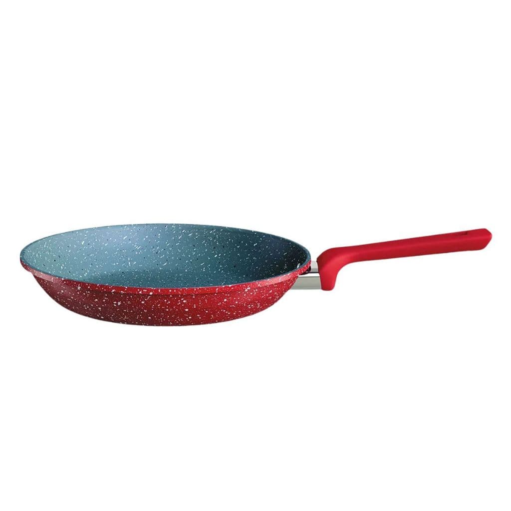 Frigideira Colorstone 26cm Volcano Antiaderente Cabo Soft Touch Indução Presente Cozinha Euro Home