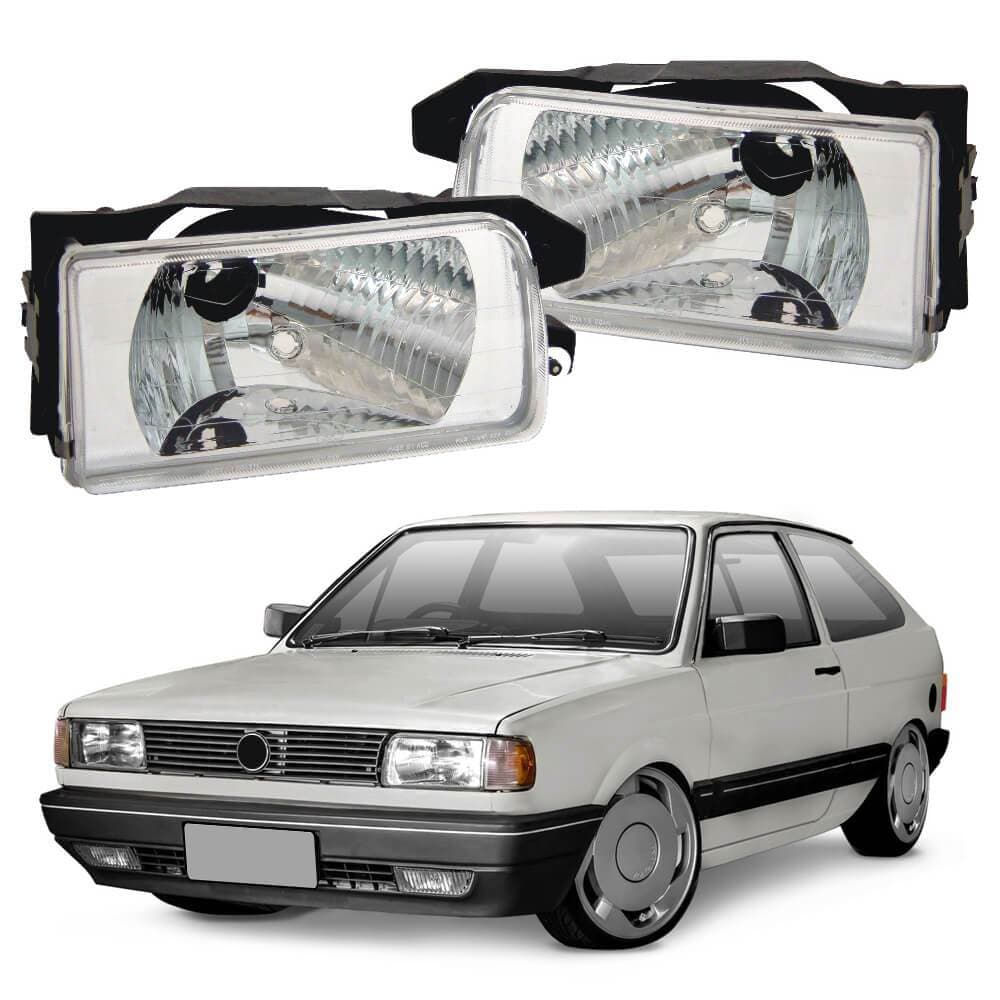 Farol Esportivo Gol Quadrado 1991 Até 1994 Saveiro 1991 Até 1997 Parati Voyage 1991 Até 1995 Lente Lisa Encaixe Arteb