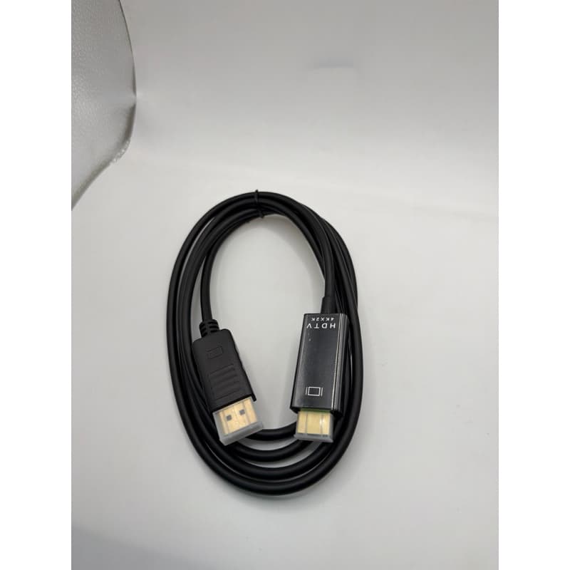 Cabo displayport Alta Qualidade de Imagem, Plug and Play, Portátil