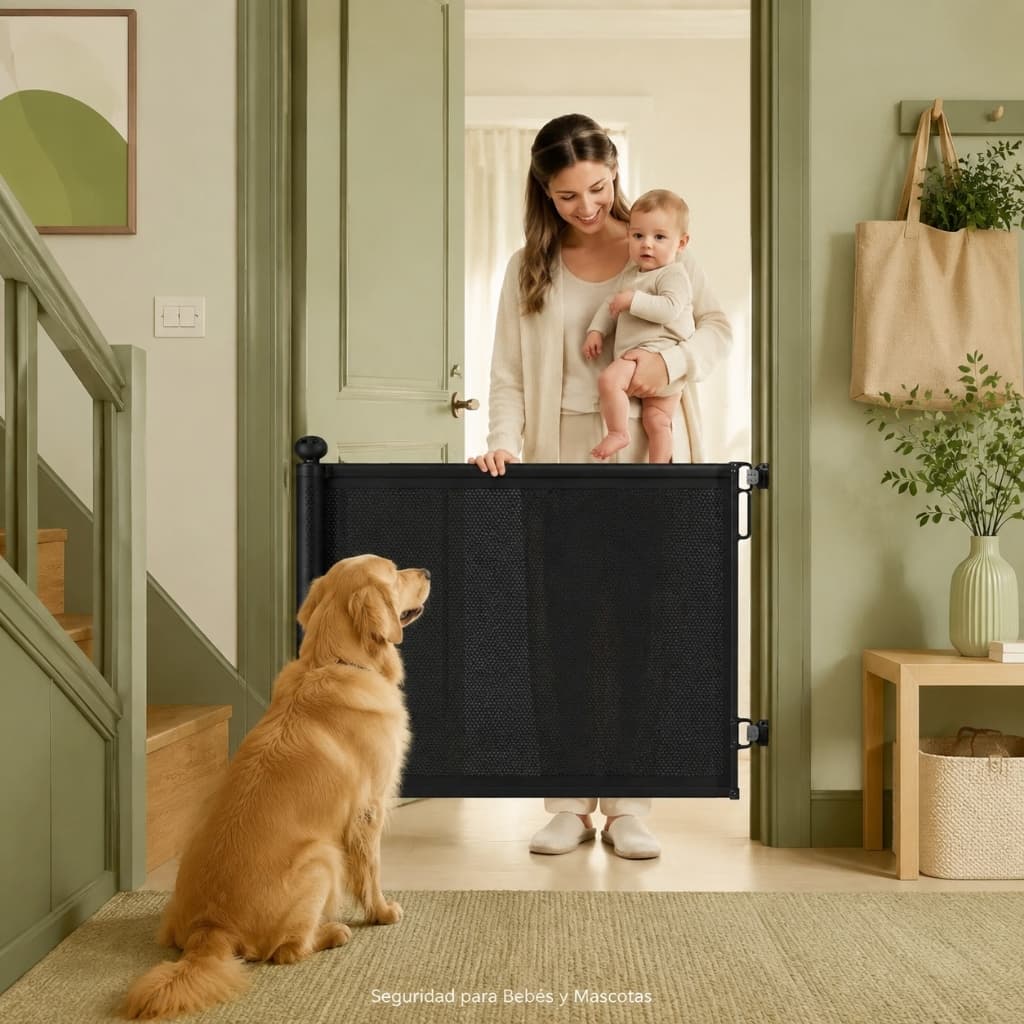 Cerca para animais de estimação / Portão de segurança infantil / Portão retrátil/cercado para cachorro
