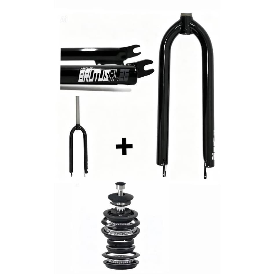 Kit Garfo Absolute Brutus Rl 26 + Caixa De Direção Ahead 44/44