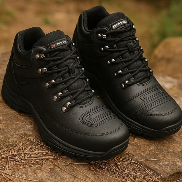 Coturno Masculino Motociclista Alta Durabilidade E Conforto