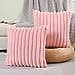 CAPA DE ALMOFADA PELÚCIA 50X50CM WAVE SOFT - TOQUE TERAPÊUTICO, ANTIALÉRGICO - DECORAÇÃO SOFÁ, CAMA