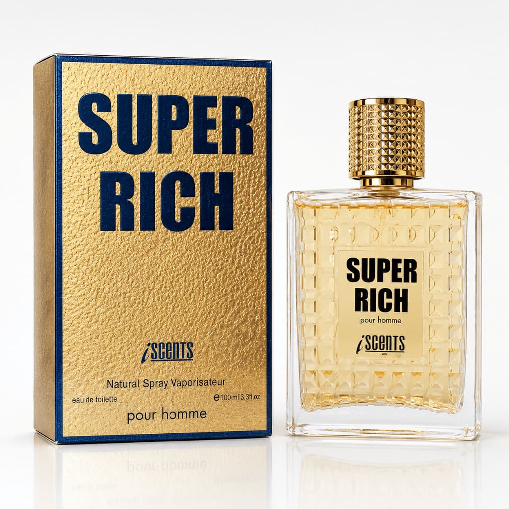 Perfume Super Rich IScents Masculino Eau de Toilette 100ml Especiado Oriental