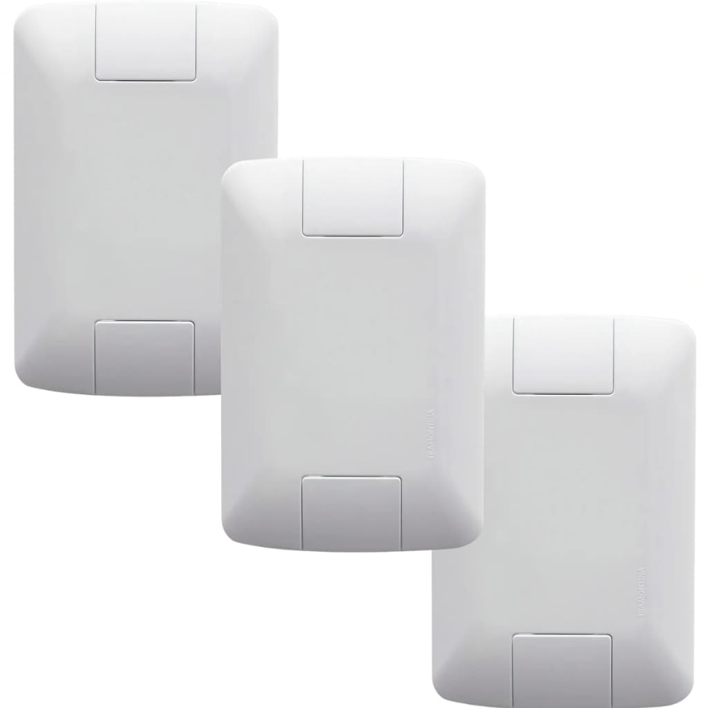 Kit 3 Tampo Cego 4x2 Espelho Placa Cega Aria Tramontina