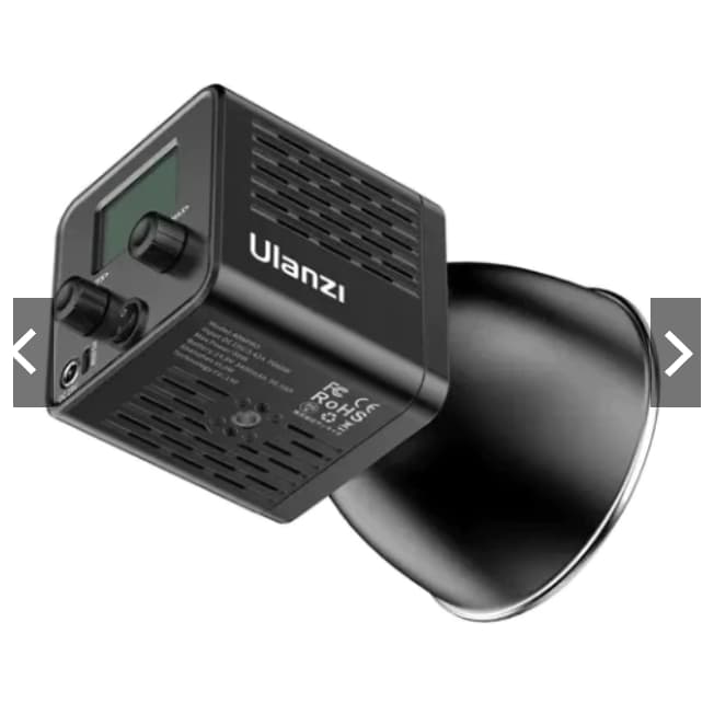 Luz LED COB Ulanzi L023 40W Pro Portátil Bicolor 2500K-6500K Bateria Integrada PD65W Mini Bowens