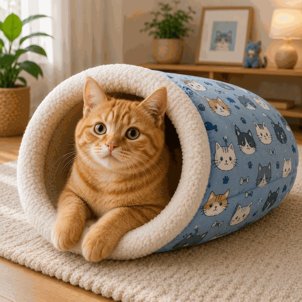 Caminha Toca Para Gatos Saco De Dormir Grande Pelucia