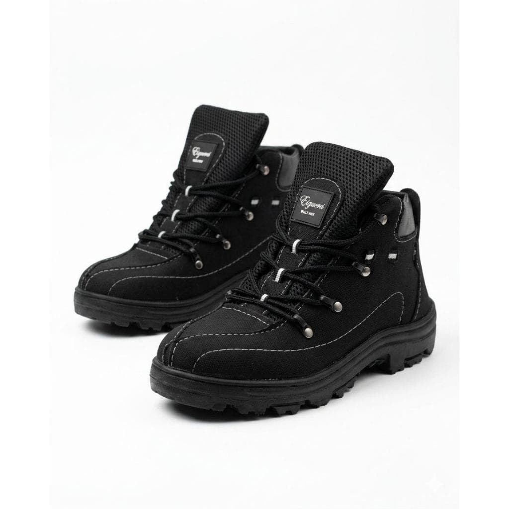 Coturno Bota Adventure Masculino Confortável Estiloso para Trabalhar Confortável Calce Fácil com Cadarço