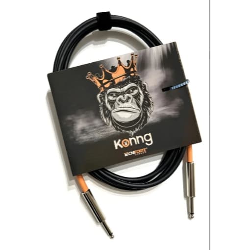 Cabo P10 Jack Macho 4,5m Preto Tecniforte Koong
